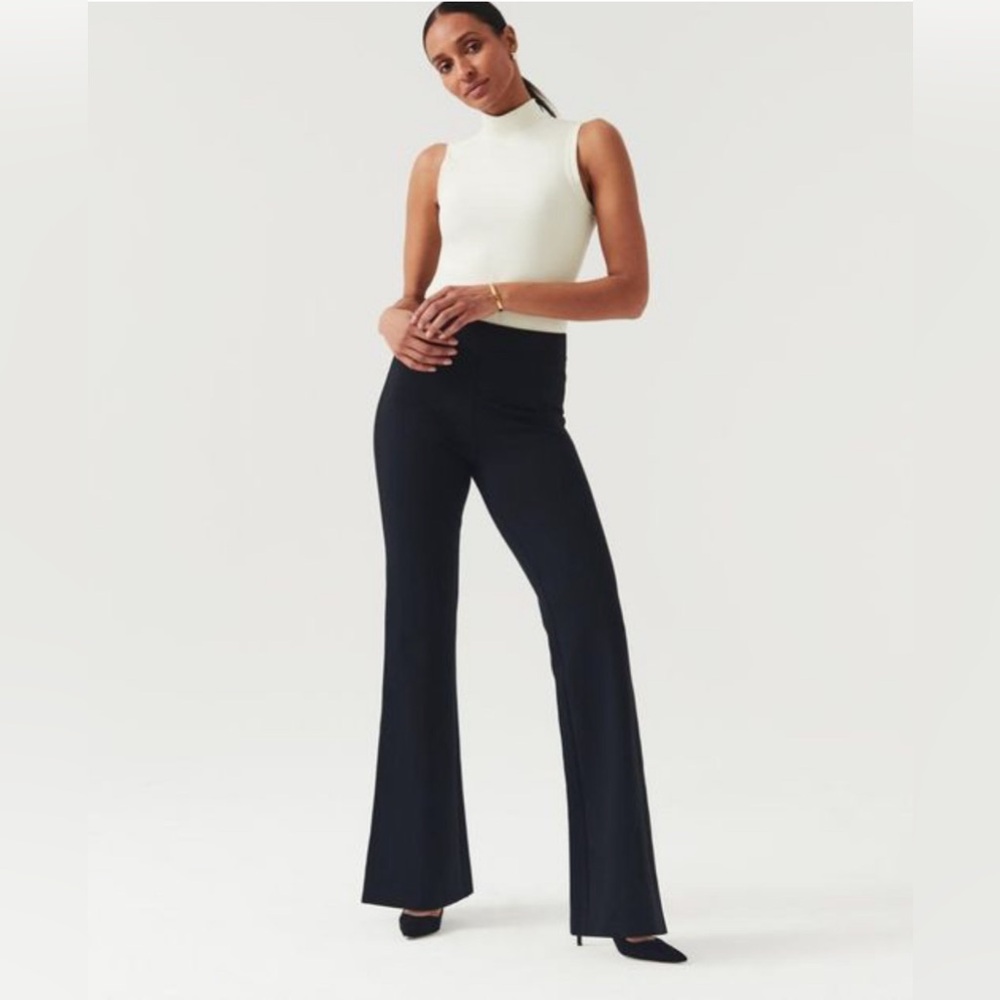 SPANX - Tall M - The Perfect Pant, Split Hem Wide Leg